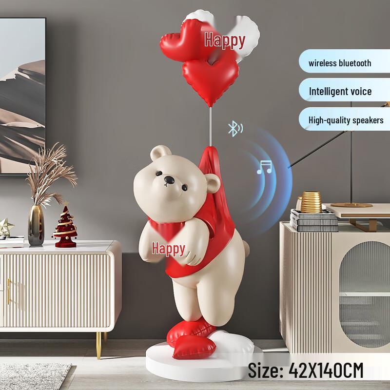 Handun Vigorous Polar Bear Bluetooth Speaker Statue