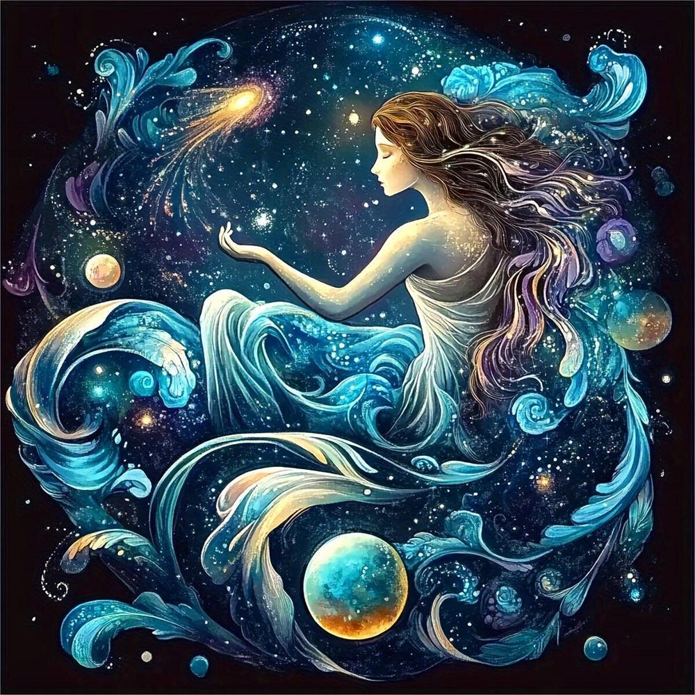 DIY Diamond Embroidery Constellation 5D Diamond Painting Leo Aries Full Round Drill Mosaic Set Decor For Home