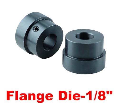KASTFORCE KF5020 Bead Roller Flange Die Set, Compatible with 22mm Shafts, Set of 6 (3 Types), for Thin Metal Machining, Heat-Treated Tool Steel