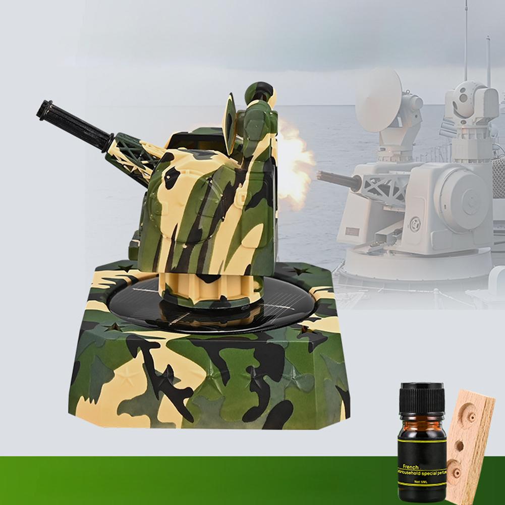 Solar Powered Rotating Car Fragrance Diffuser Dashboard Center Console Air Outlet Air Freshener Long-Lasting Auto Aromatherapy