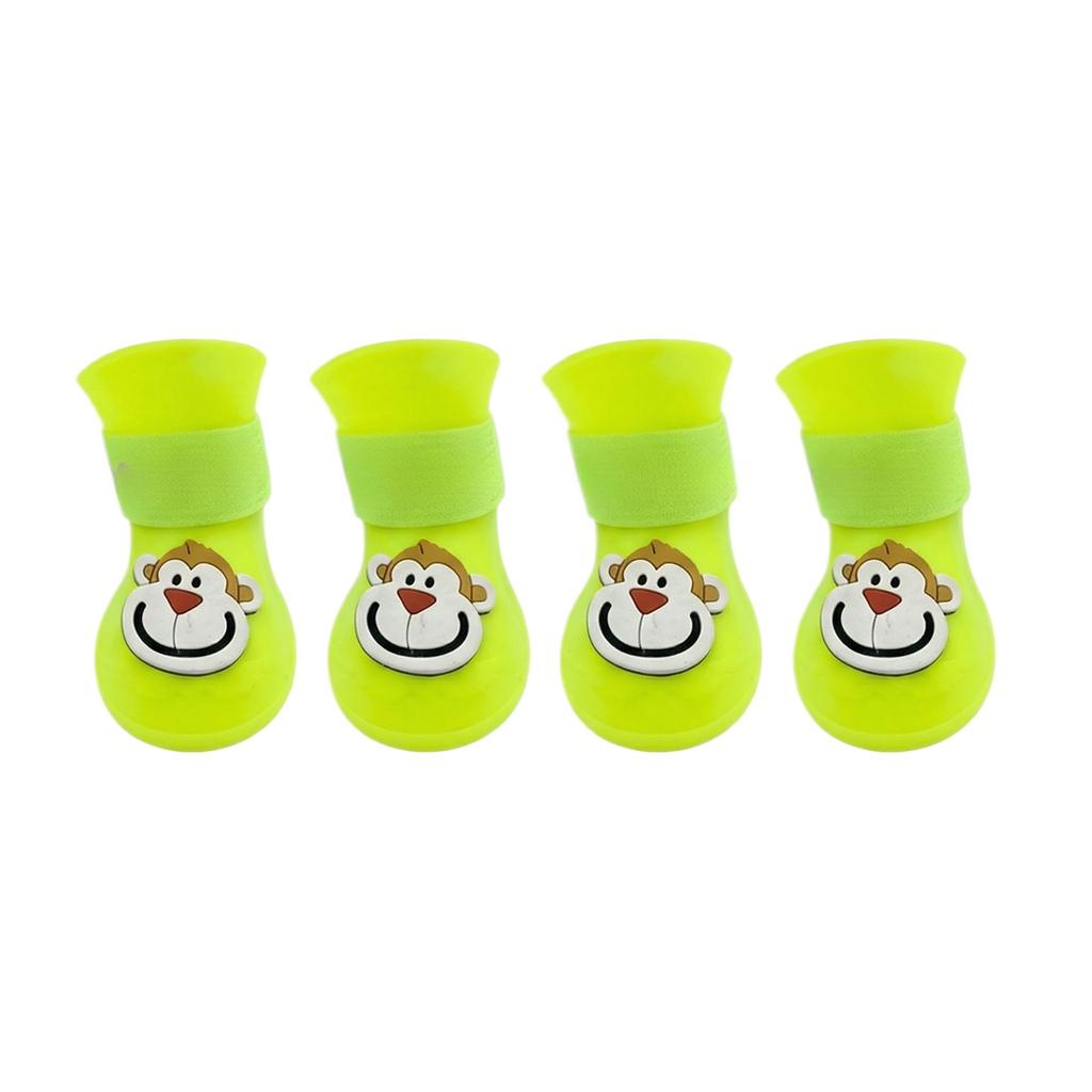 Non- And Rubber Rain Boots With Pads, Soft Soles That Won't Fall Off, Rain Boots, Puppy Shoes, Bichon And Teddy Shoes