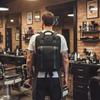Hairdresser Backpack Accessories Bag Roomy Black Satchel