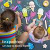 Keda Duck Kids' DIY Chalk and Crayons Set - Educational Creative Toy & Gift for Girls