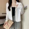 Petite Women's Loose Fit Spring/Autumn Jacket - Long Sleeve Suit Top, Short Casual Style