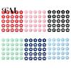 Classroom Grouping Labels 30PCS Numbered Pencil Toppers, Reusable Prevent Confusion Labels, Management Tools Plastic Tracking Marker Clips,