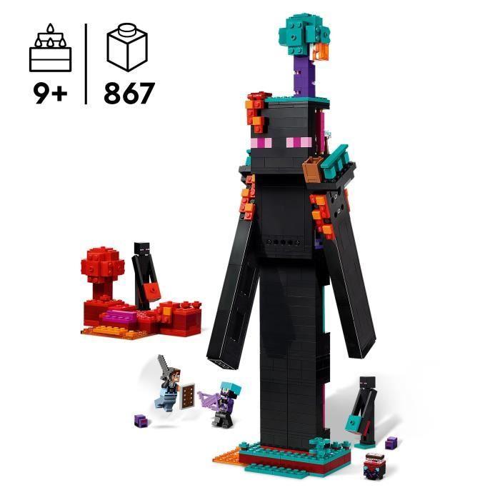 LEGO Minecraft 21279 La Tour De l’Enderman - Jeu De Construction Pour Garçon Dès 9 Ans