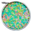 100 sztuk Kolorowe Luminescencyjne Kamyki Świecące w Ciemności Kamienie do Akwarium Zbiornika Rybnego Ścieżki Ogrodowej Dekoracja Rękodzieło DIY Świecący Żwir Kamień