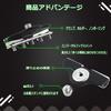 Fog Lamp, Stay, Bike Bracket, Stainless Steel, Pinching, No Drilling Required, Easy Installation, Silver,
