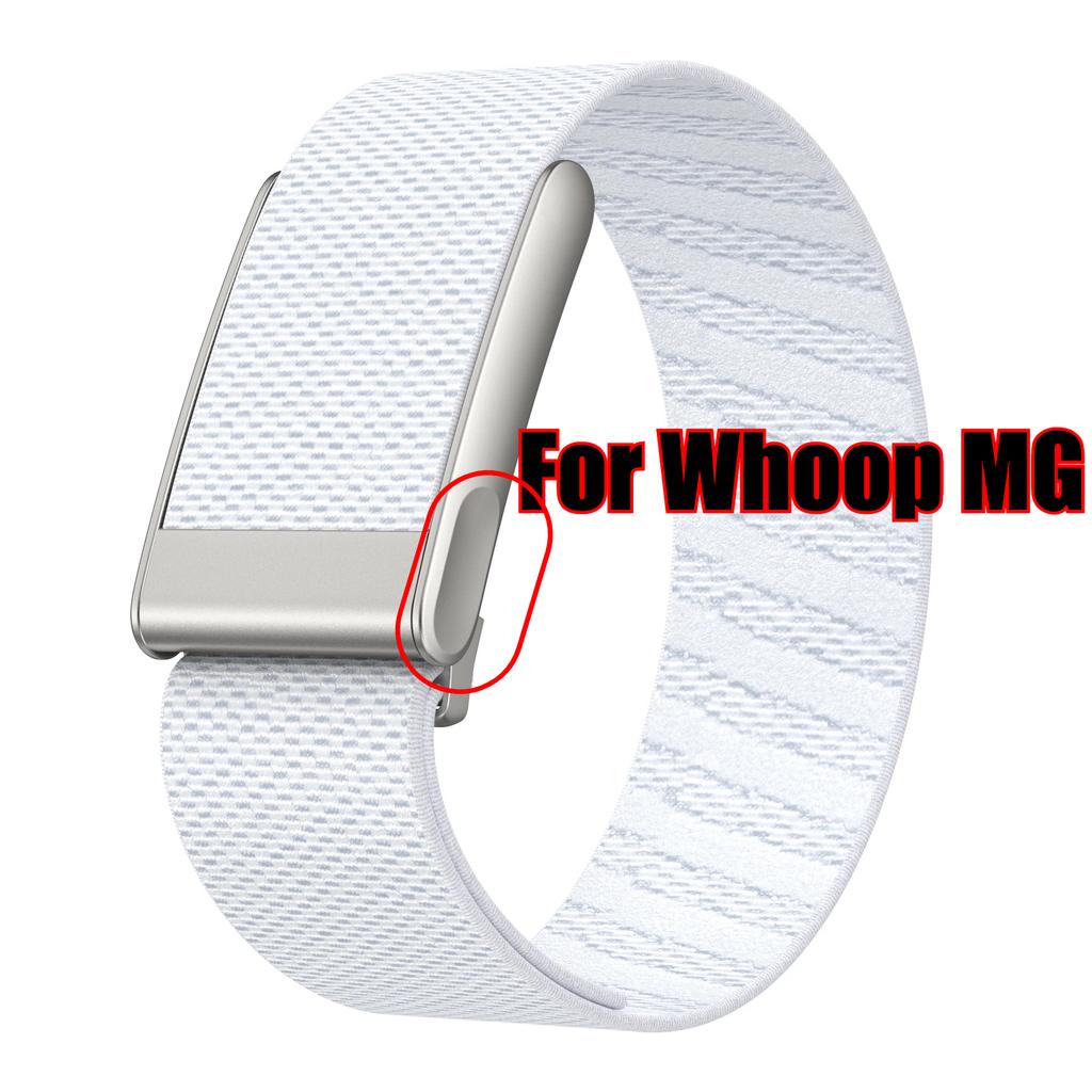 For WHOOP MG / WHOOP 5.0 Breathable Wrist Band Soft Slicone Sweatproof Adjustablle Rubber Band for Whoop 5.0 MG Wristband