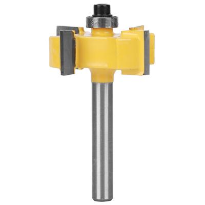 Fraise à défoncer 4 lames en carbure cémenté Outil de fraisage Accessoires pour le travail du bois 4 lames T