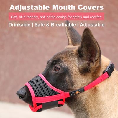 Dog Muzzle Dog Mouth Cover Anti Bite Anti Misuse Dog Mouth Cover Waterproof Dog Stop Barker