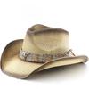 Straw denim hat embroidered breathable sun hat couple style sun hat beach hat straw hat sun hat women's hat