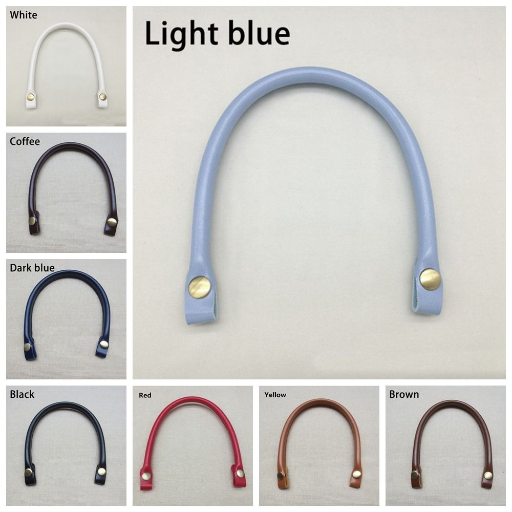 PU Leather Shoulder Strap Replacement Tote Bag Straps Simple Bag Handles  Lady