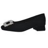 Women's Shoes Temperament Rhinestone Single Shoes One Pedal with Skirt High Heels Evening Shoes Autumn New Models
