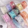 New 5 Yards Wide Ribbons 4cm Satin Gifts Packaging Material Gift Wrapping Bouquets DIY Decor