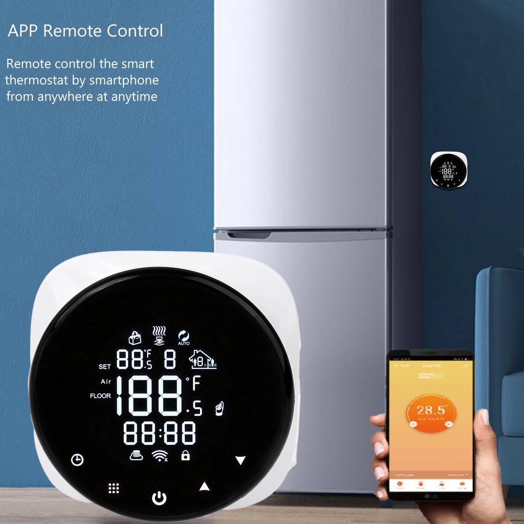 Tuya Programmable Thermostats Wifi for Smart Thermostat Digital Display for Gas/Water Boiler/Electric Floor Heating