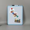 Yousheng Small Dry Erase Whiteboard 14" X 11" Mini White Board with Marker Double-sided Handheld Dry Erase Board for Home Office Classroom