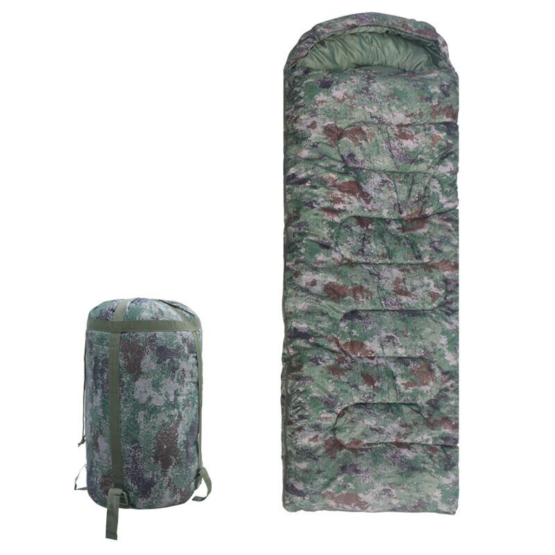 Shengxin Outdoor Thickened Warm Camouflage Envelope Camping Sleeping Bag