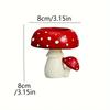 1 Piece Mushroom Candle Holder Faux Mushroom Home Decoration Mushroom Tea Candle Candle Holder Craft Decorations