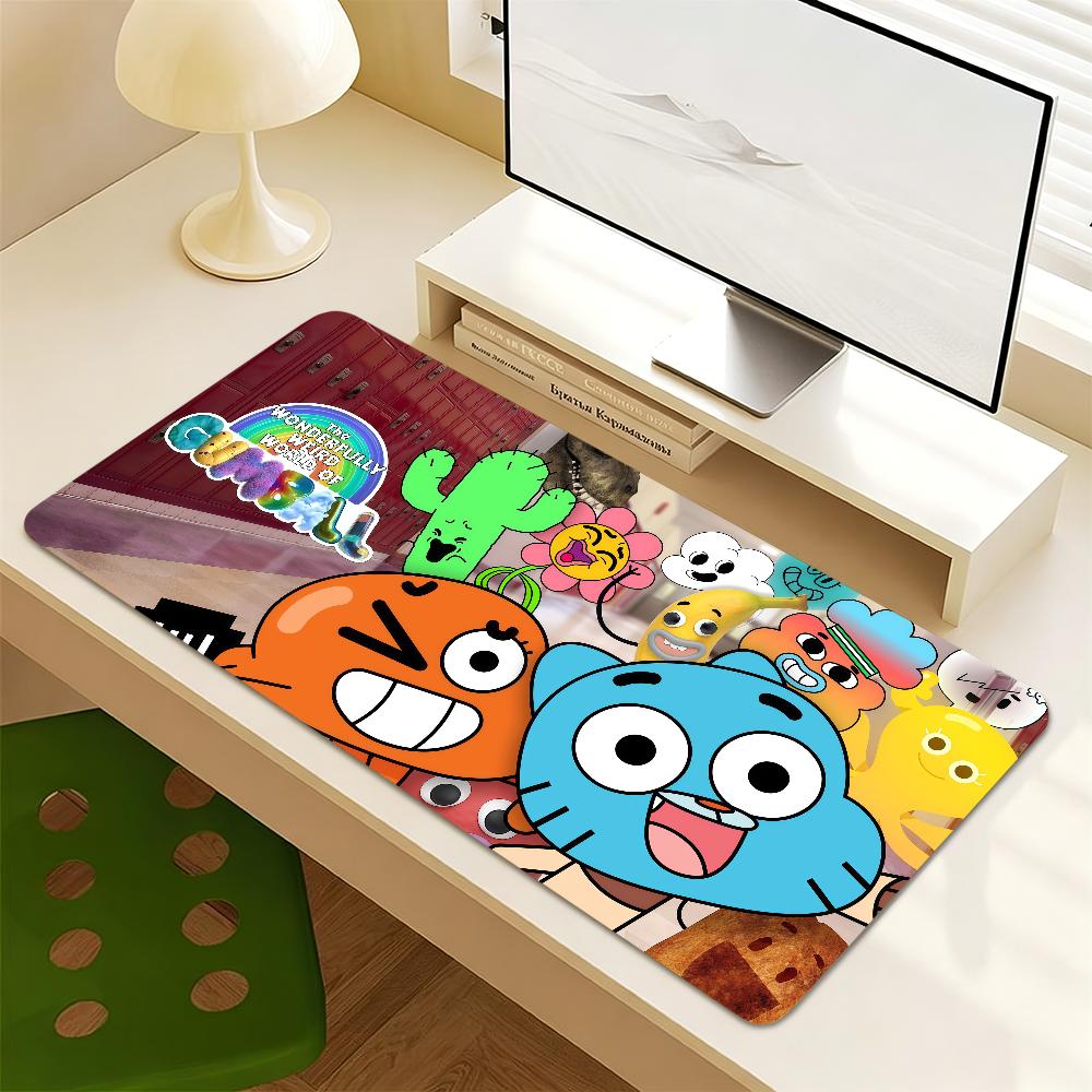 Cute Amazing World of G-Gumball Mouse Pad Non-slip Thickened MousePad Student Cushion Large Writing Gaming Lockedge Office