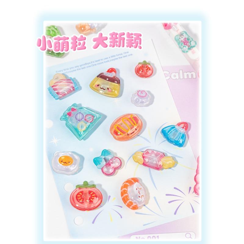 Cute 3d Embossed Relief Sticker For Diy Hand Account And Phone Case