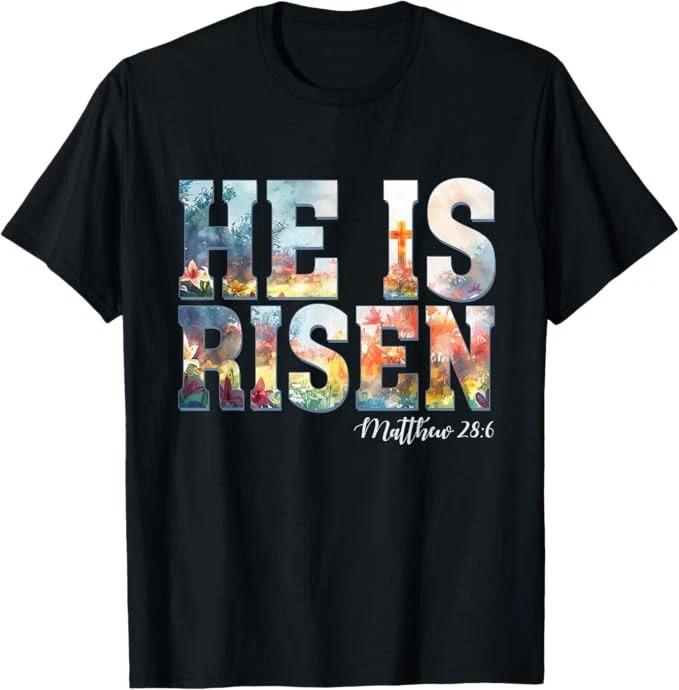 He is Risen Boho Easter Christian Jesus T-Shirt Size S-4XL XXXL
