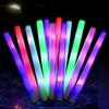 5/10/30pcs 4 Modes Colorful Foam Glow Sticks Led Flashing Glow Stick Camping Party Supplies for Raves Festival Wedding Concert