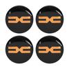 4 Stück 56 mm Auto-Radnabendeckel Emblem Aufkleber für Logan Sandero Duster Lodgy Spring Jogger Dokker Stepway Bigster RS