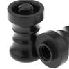 Pool Cue Joint Protector Durable 3 Threads Black Protective Cap Protect Shaft and End Replacement 1 Set Joint Pin Protector Cap