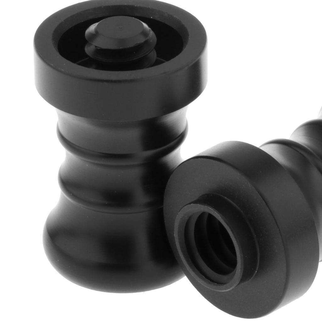 Pool Cue Joint Protector Durable 3 Threads Black Protective Cap Protect Shaft and End Replacement 1 Set Joint Pin Protector Cap