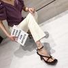 Square toe with sandals female sexy versatile open toe stiletto high heels women's shoes large size 41