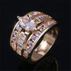 925 Sterling Silber Zirkonia Ring für Damen Großer Party Schmuck Jubiläum Mode Weibliche Luxus Accessoires