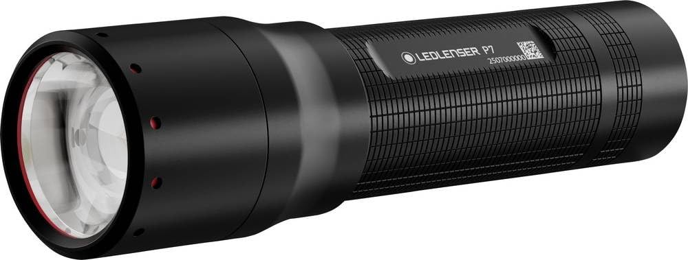

Ledlenser P7 4th Generation LED Handheld Battery Operated AAA 650 400m Beam Adjustable Up to 30 Hours of IP54 Warranty with Product Released September чёрный