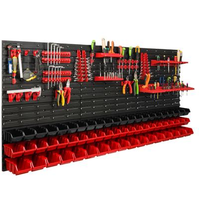 Workshop Tool Board 172x78 Cm +61 Trays