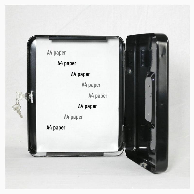 Home Mechanical Password Cash Register Box - 250M Anti-theft Handheld Money Box