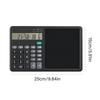 Rechargeable Calculator And Writing Tablets Big Screen Double Energy Silents Portable For Work Study
