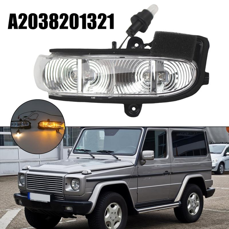 Exterior Rearview Mirror Turn Signal Light for Mercedes W211 S211 W463 0206 OEM Number Compatible Replacement Part