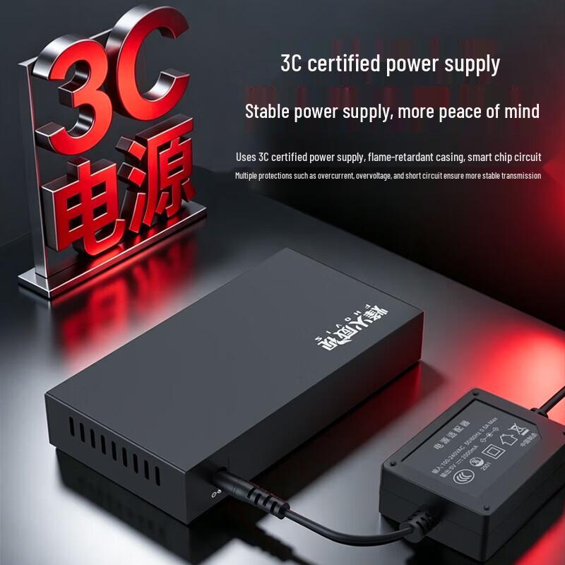Fenghuoweishi Gigabit Fiber Optic Switch and Media Converter