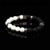 Eightvolume Ev Half Bead Bracelet(Blackwhite)