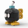 408-Piece Moc Building Block Model Of A Large Bomb Man, Including A Base, Cartoon Characters, Children'S Toys, And Birthday Gift