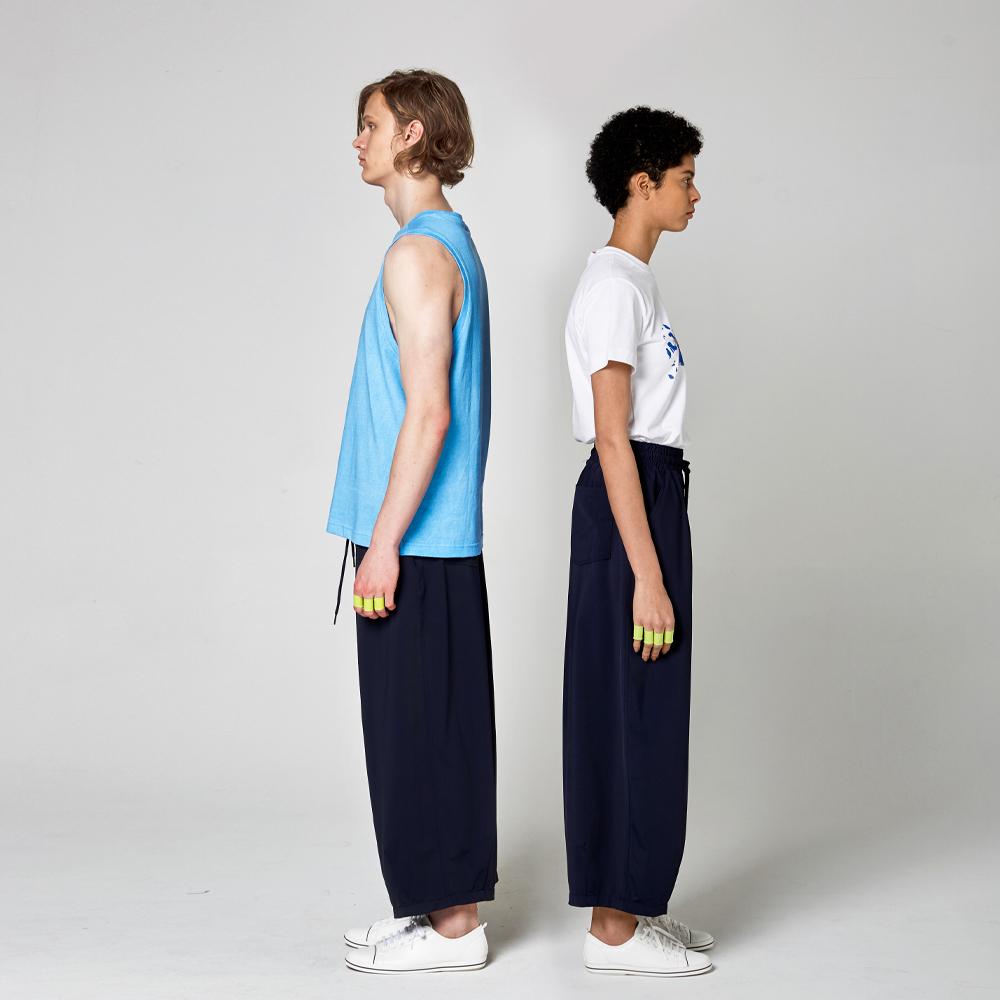ATHPLATFORM Au31Pt03 Tech Wide Pants_Dark Navy