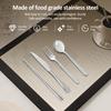 Stainless Steel Travel Cutlery Set with Case Knife Fork Spoon Reusable Portable Cutlery for Camping Office Travel Outdoor Dining