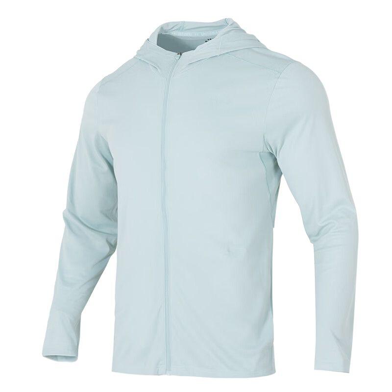 Under Armour Breathable Hooded Zip-Up Sports Running Jacket Men jackets 1390052-477 M