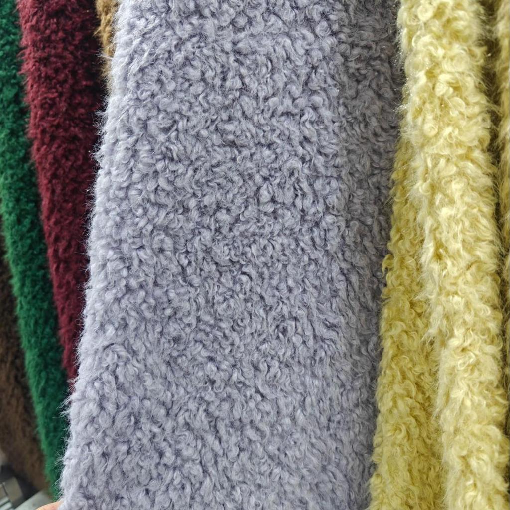 Yinuosha Lamb Fleece Plush Fabric for Shoes, Luggage & Clothing