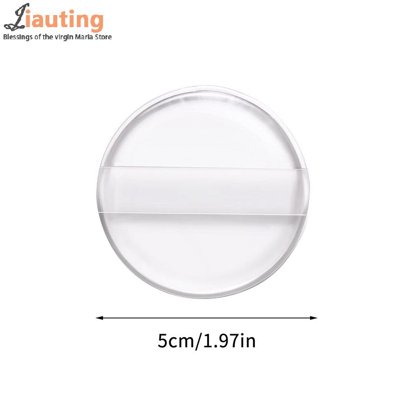 New Clear Soft Silicone Puff Sponge for Cosmetic Face Foundation Easy clean Makeup tools Avoid Waste Air Cushion Powder Puff