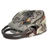 Bohemian Style Mini Woven Cloth Bag With Zipper Pocket For Casual Travel