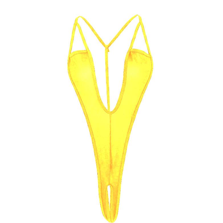 New cross-border sexy lingerie swimsuit for women one-piece with three-point hollow back bodysuitGood product