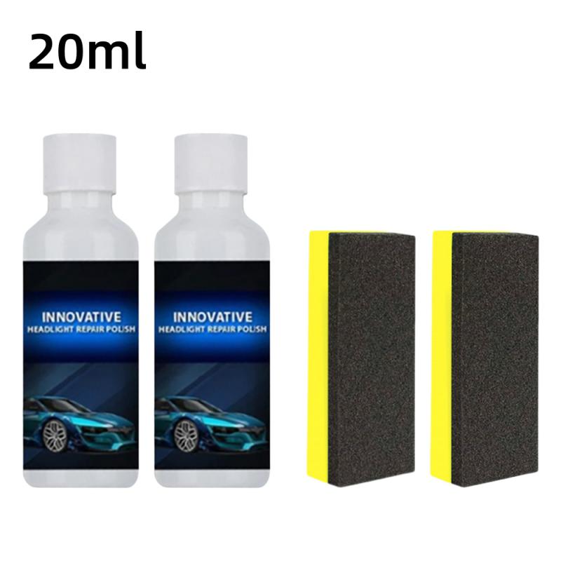 20ml Car Headlight Repair Fluid Headlight Scratch Remove Refurbish Headlight Repair Polish Anti-scratch Maintenance Tool
