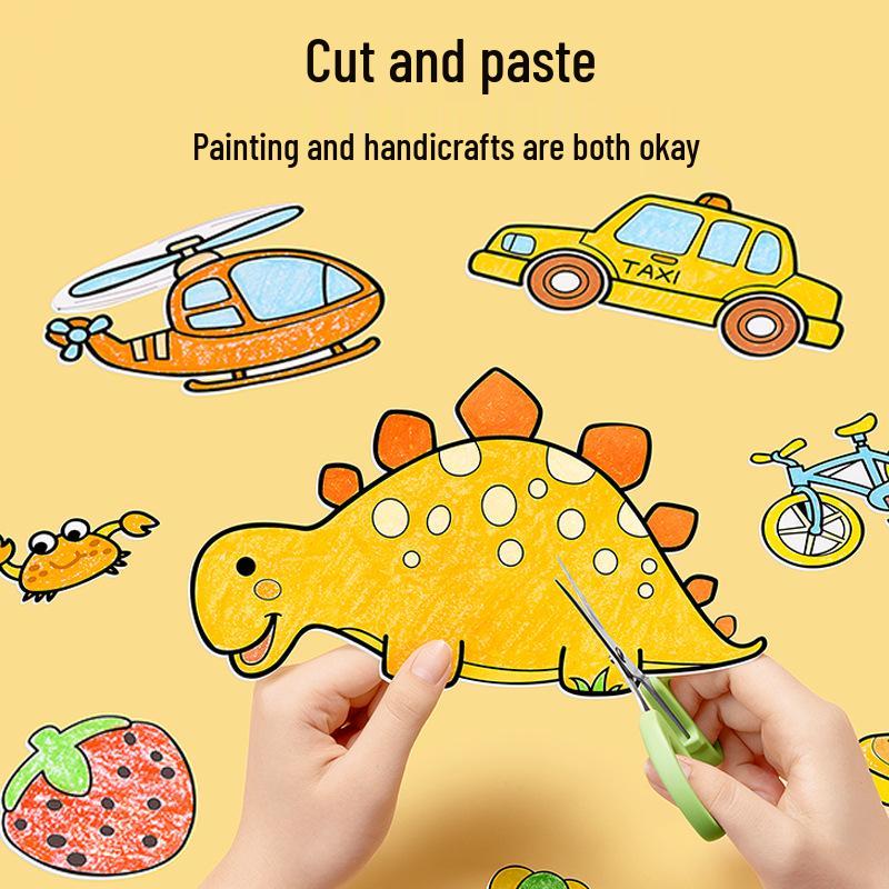 10m Kids' Ultra-Long Drawing Paper Roll, Doodle & Coloring Scroll, Wall-Safe, Easy to Hang