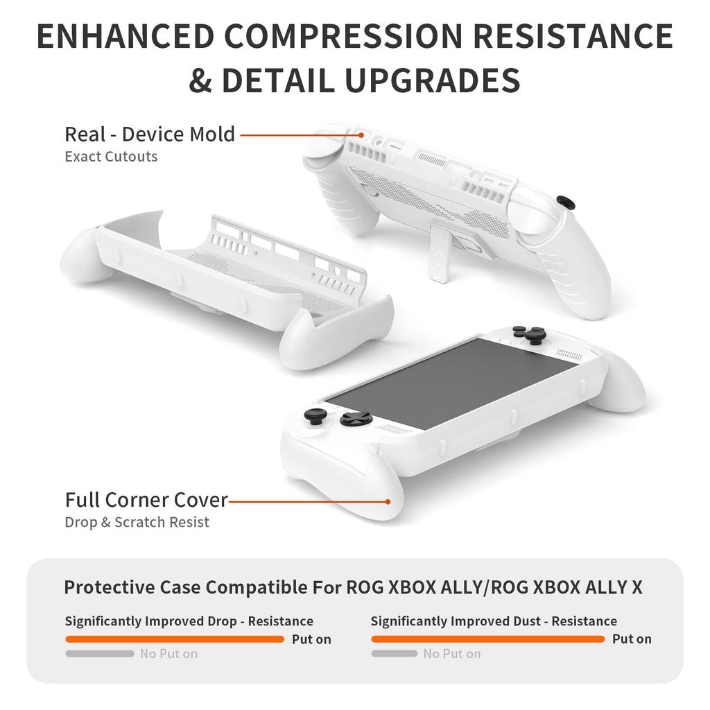 Schutzhülle für ROG XBOX Ally/XBOX Ally X mit verstellbarem Ständer Kratzfeste Schutzfolie Hülle Gaming Zubehör